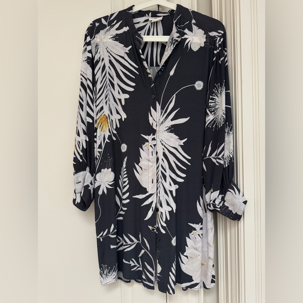 Anna Glover x H&M floral tunic dress size 4